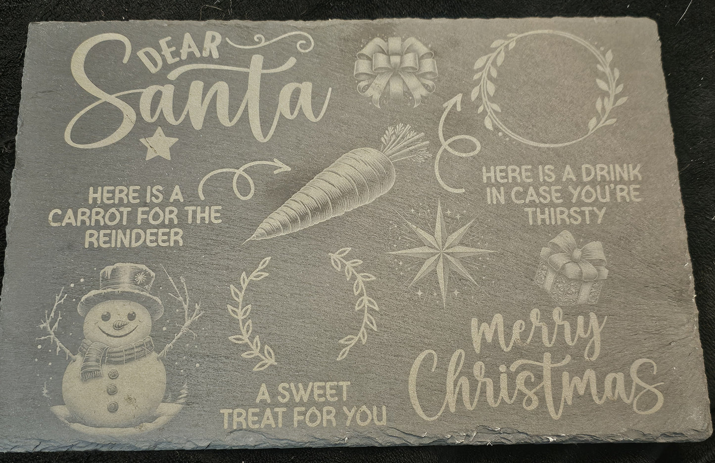 Slate Board - Dear Santa