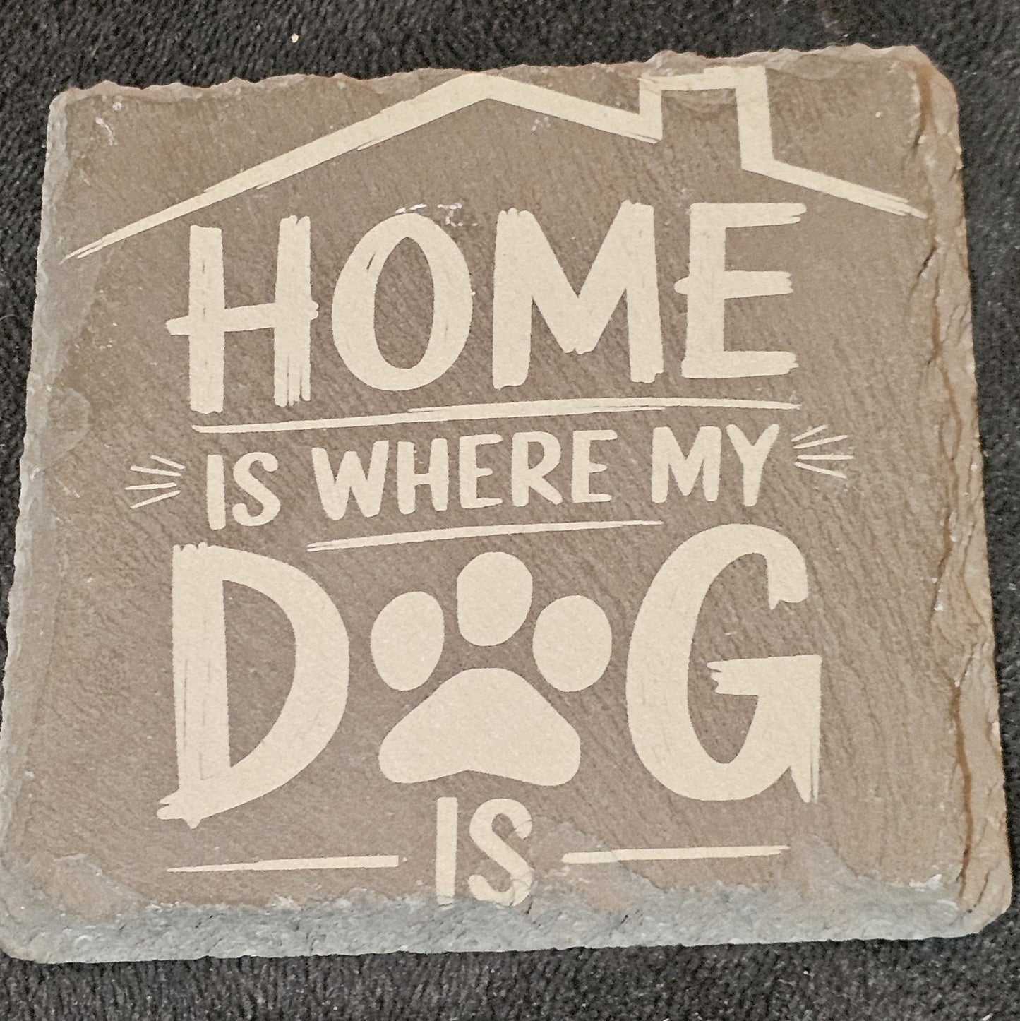 Coasters - Laser Engraved Slate - Square