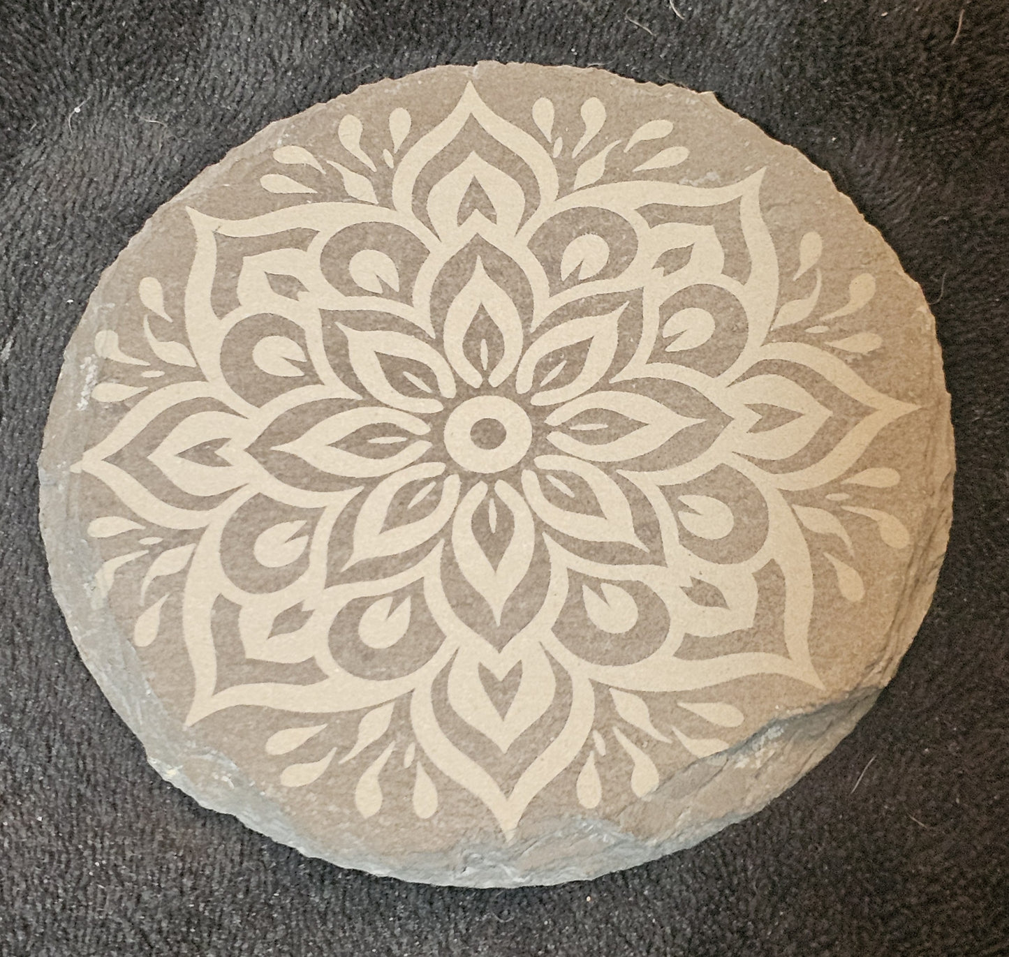 Coasters - Laser Engraved Slate - Round