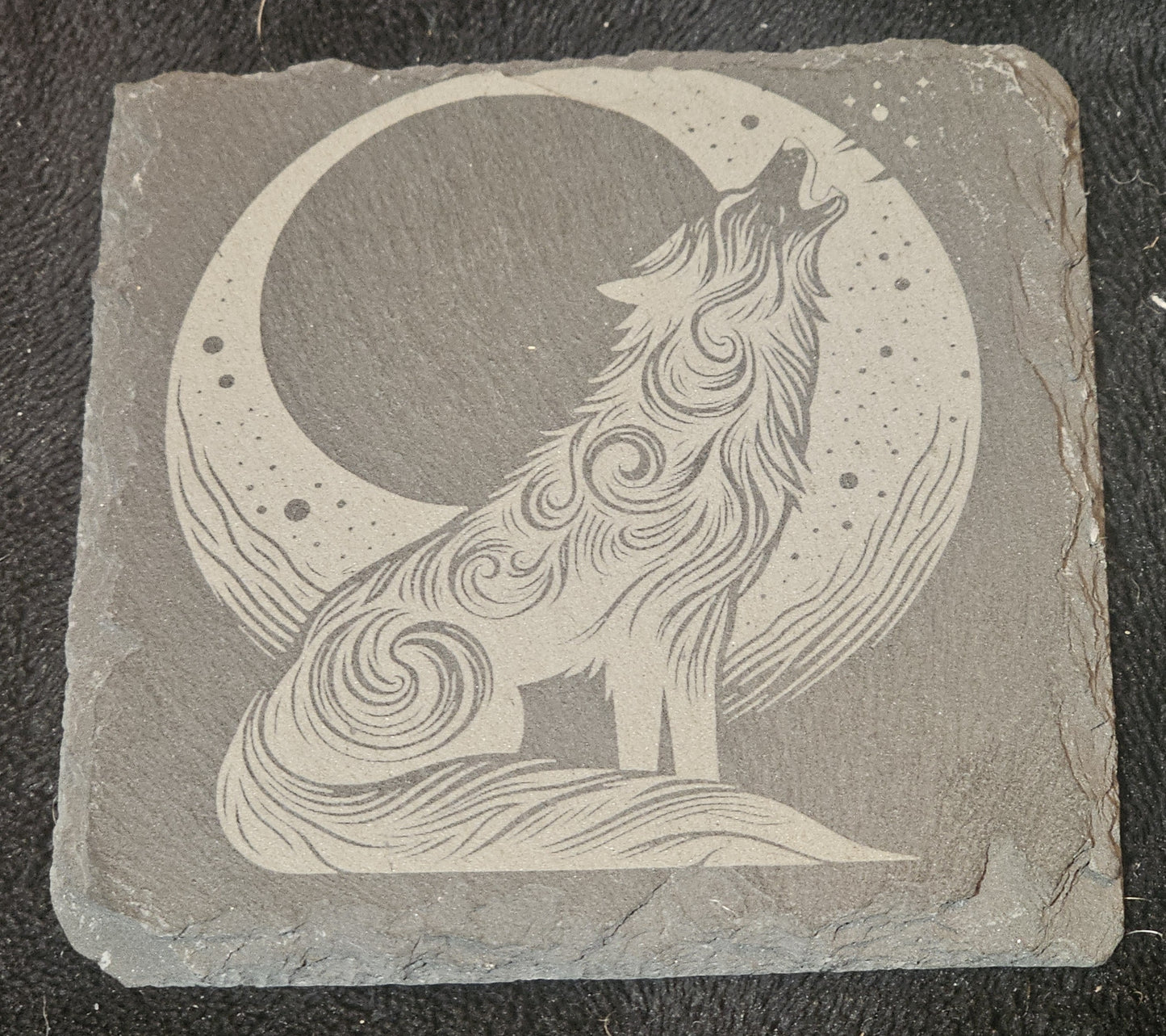 Coasters - Laser Engraved Slate - Square