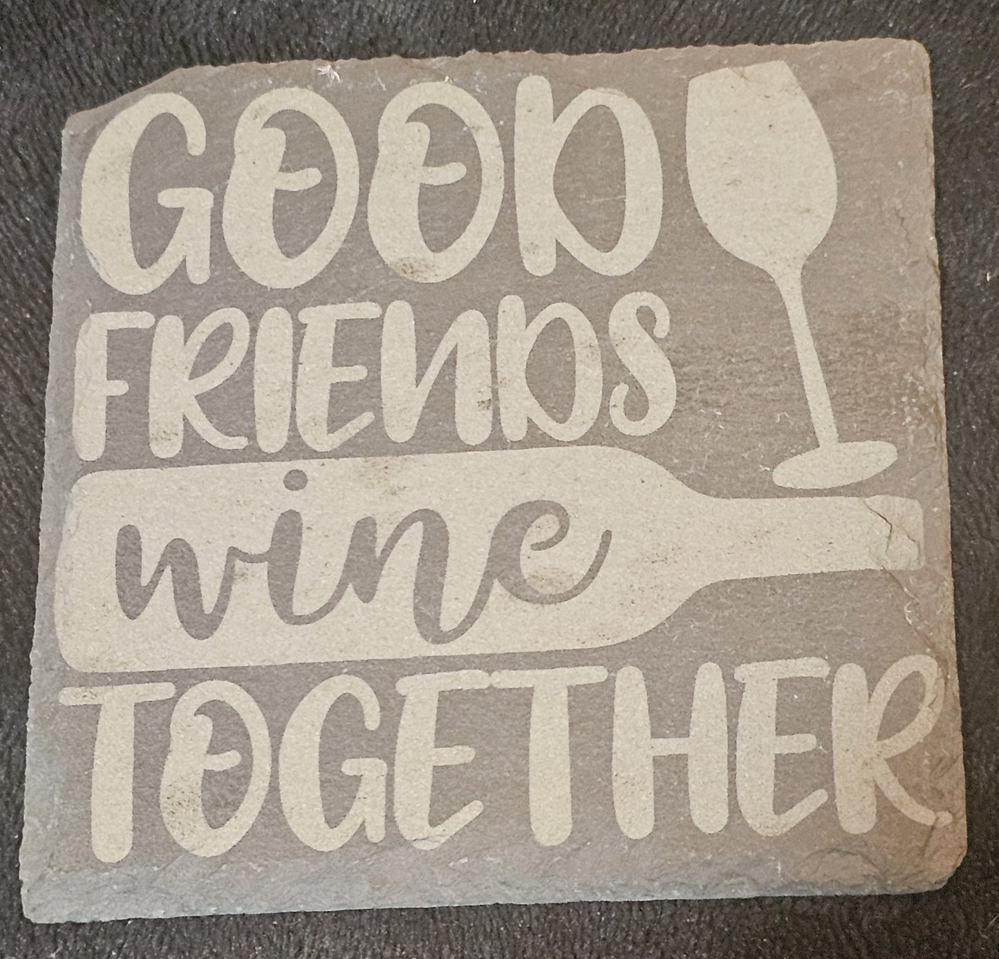 Coasters - Laser Engraved Slate - Square