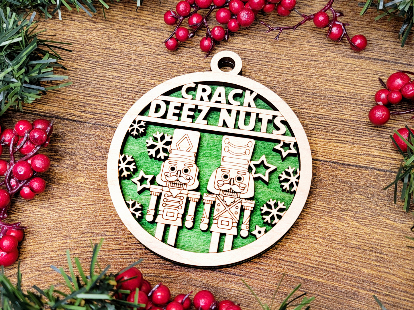 Naughty But Nice Christmas Ornaments