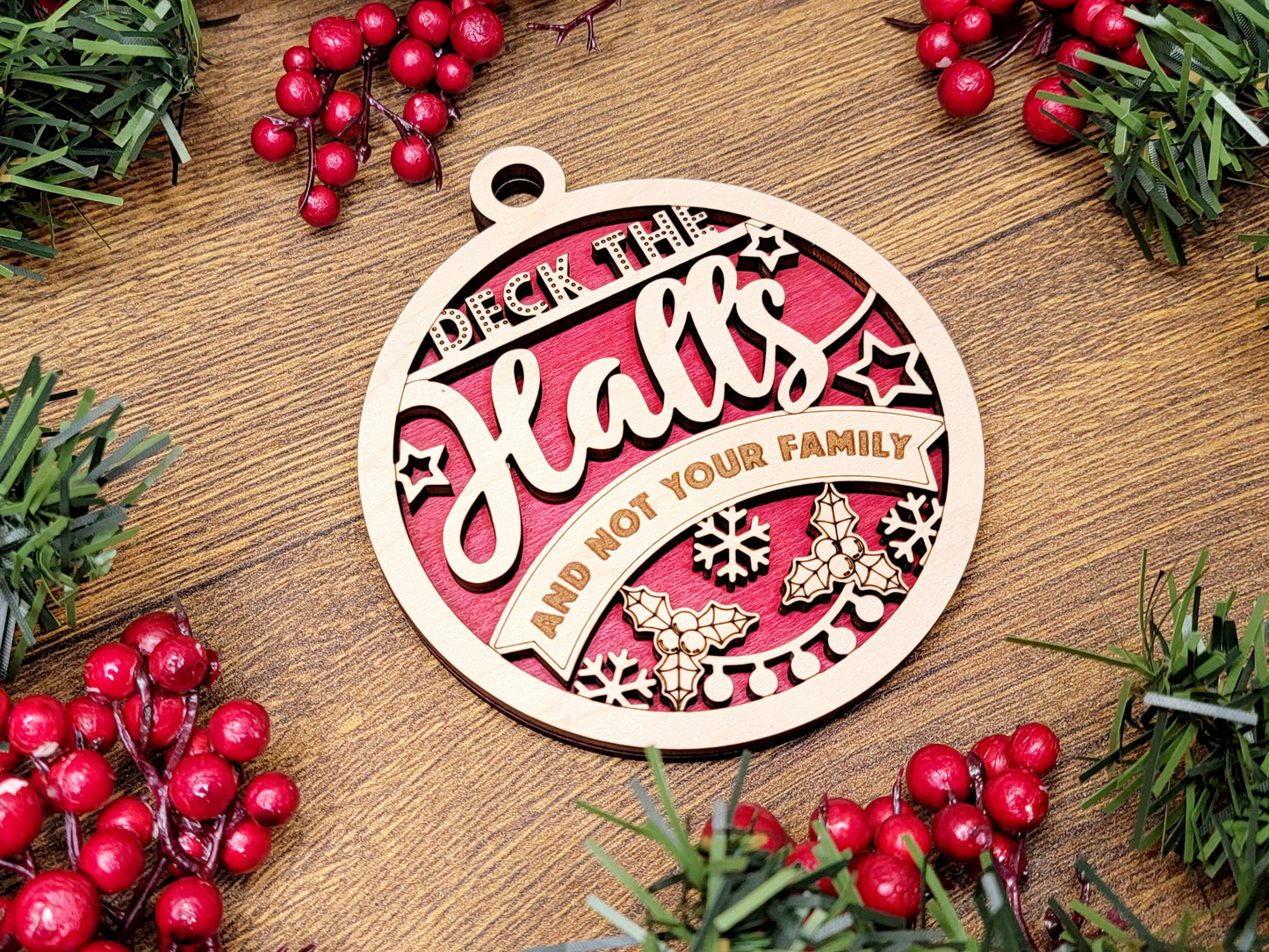 Naughty But Nice Christmas Ornaments